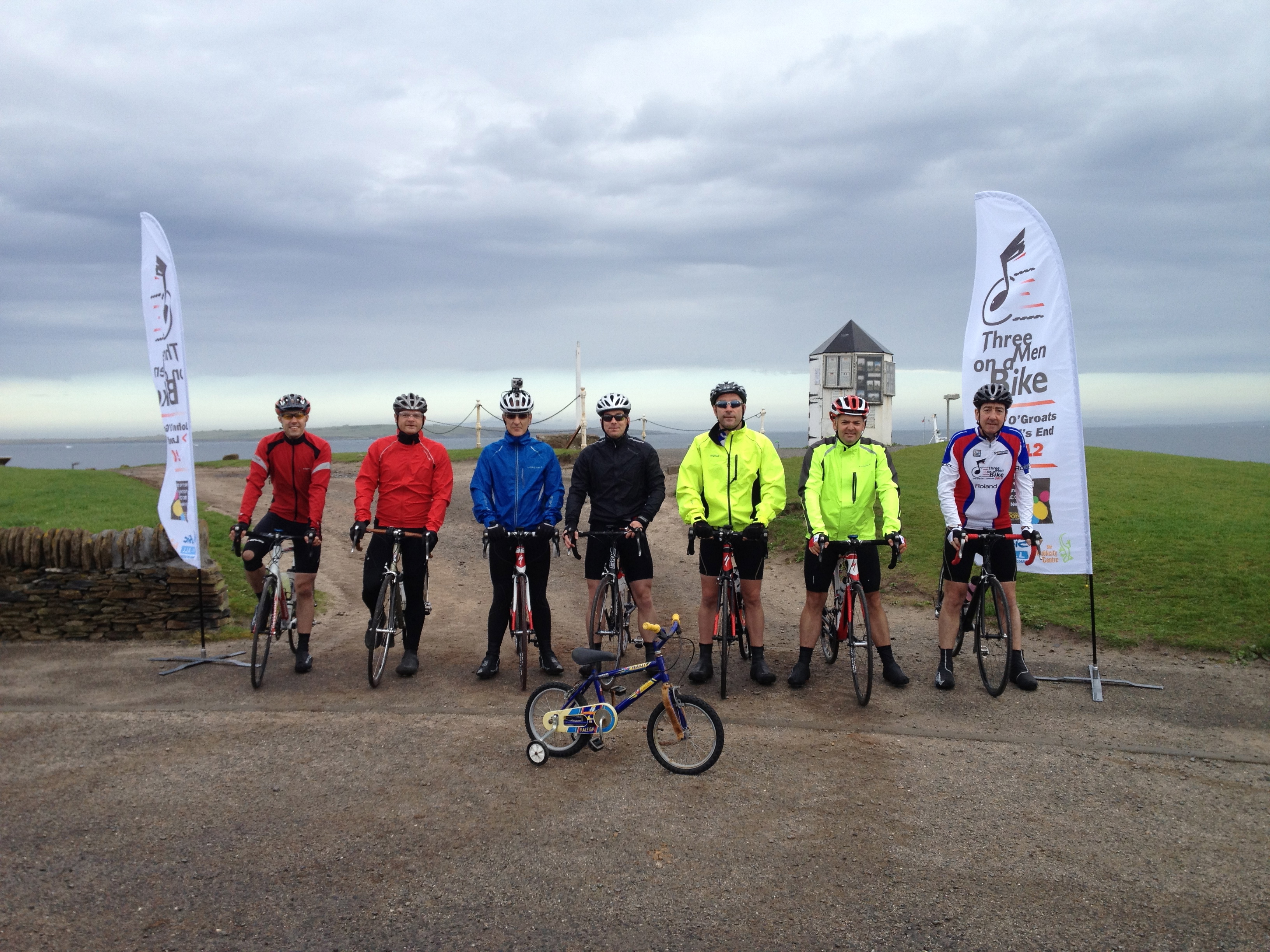 day 1 - Setting off from John O'Groats